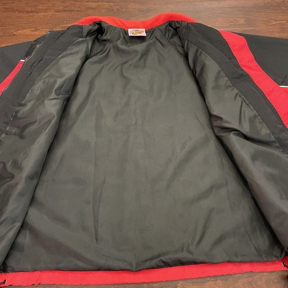 Winners Circle Dale Earnhardt Jr Budweiser Full Zip Jacket Womens Size Large Red - Picture 7 of 15